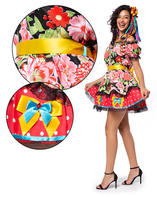 VESTIDO JUNINO VERONY ADULTO - J99004