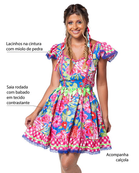 VESTIDOS JUNINO ANIS ADULTO - J97130