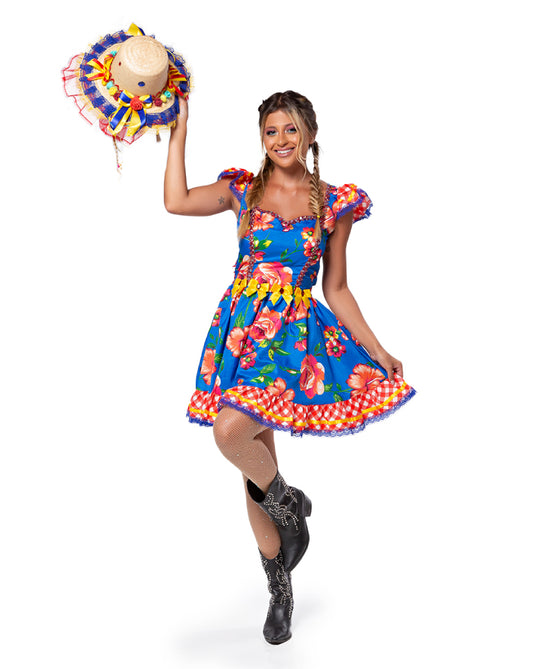 VESTIDOS JUNINO ANIS ADULTO - J97130