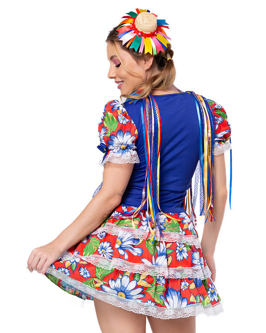 VESTIDO JUNINO ANTIGUA ADULTO - J91766