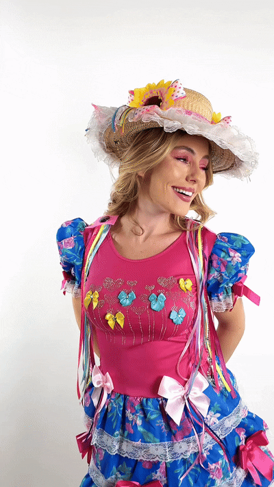 VESTIDO JUNINO ANTIGUA ADULTO - J91766