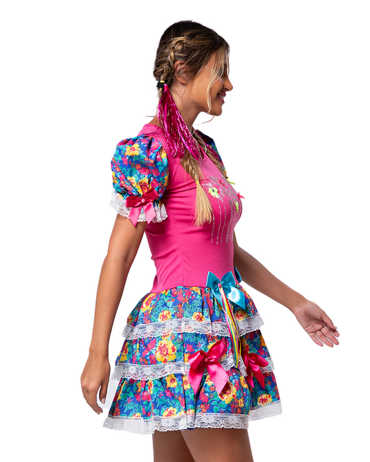 VESTIDO JUNINO ANTIGUA ADULTO - J91766