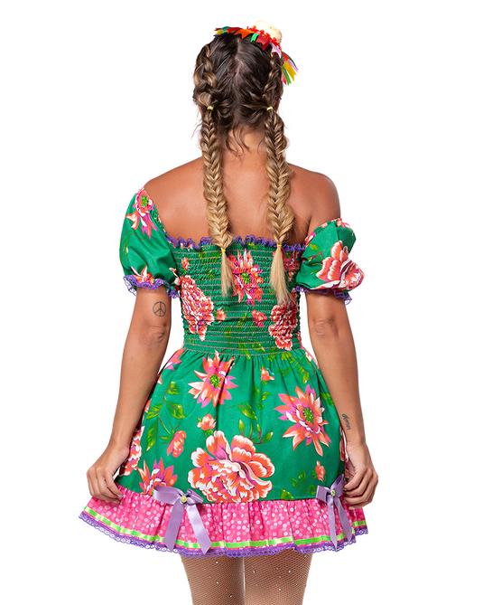VESTIDO JUNINO ASTER ADULTO - J98008