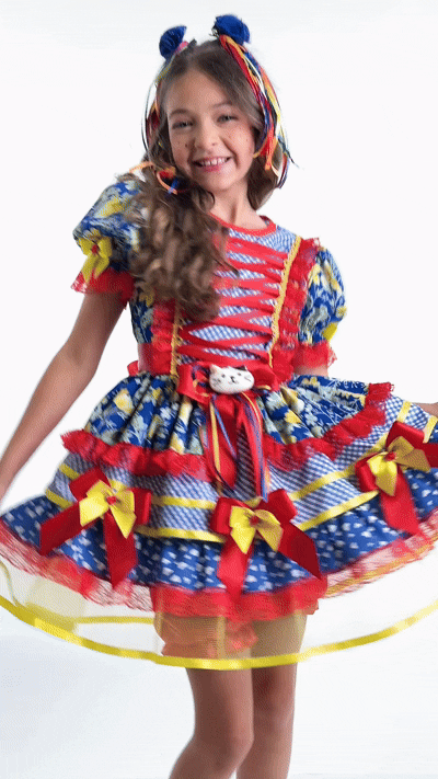 VESTIDO JUNINO BABA DE MOÇA – J2703