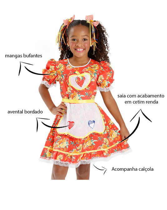 VESTIDO JUNINO BRONNIE - 0292