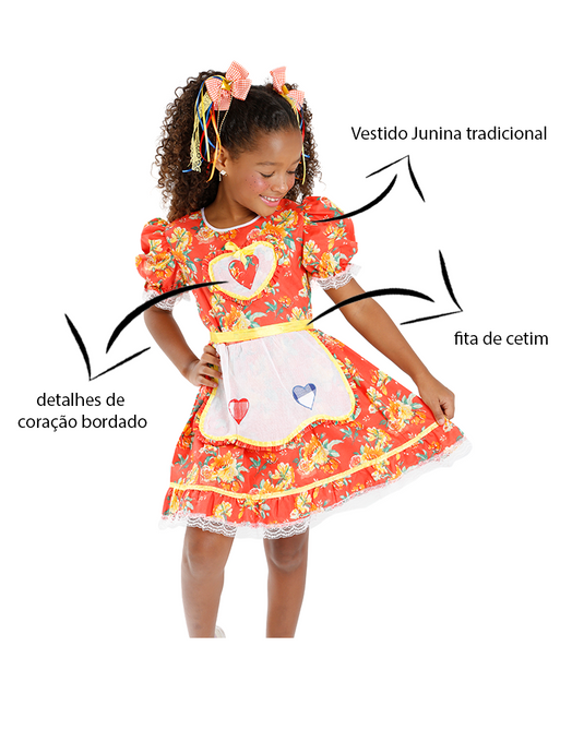 VESTIDO JUNINO BRONNIE - 0292