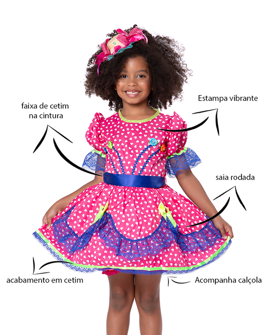 VESTIDO JUNINO CAJUZINHO - J1559