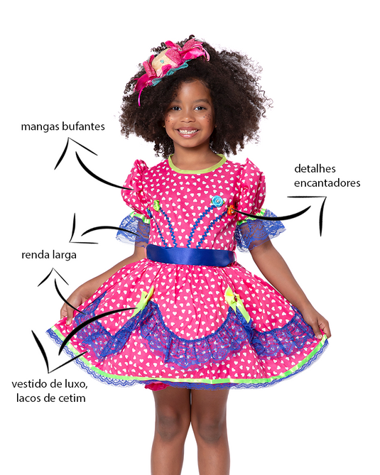 VESTIDO JUNINO CAJUZINHO - J1559