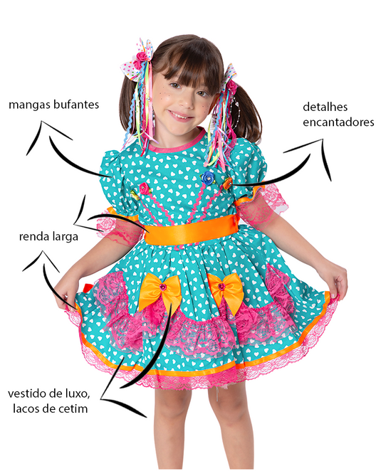 VESTIDO JUNINO CAJUZINHO - J1559