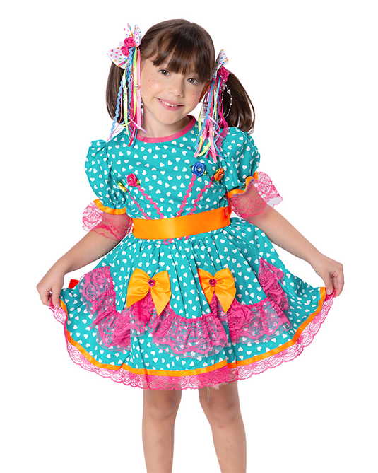 VESTIDO JUNINO CAJUZINHO - J1559