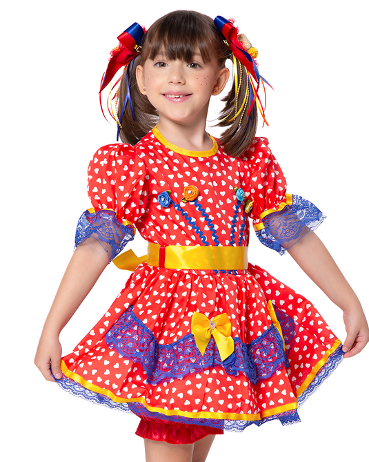VESTIDO JUNINO CAJUZINHO - J1559