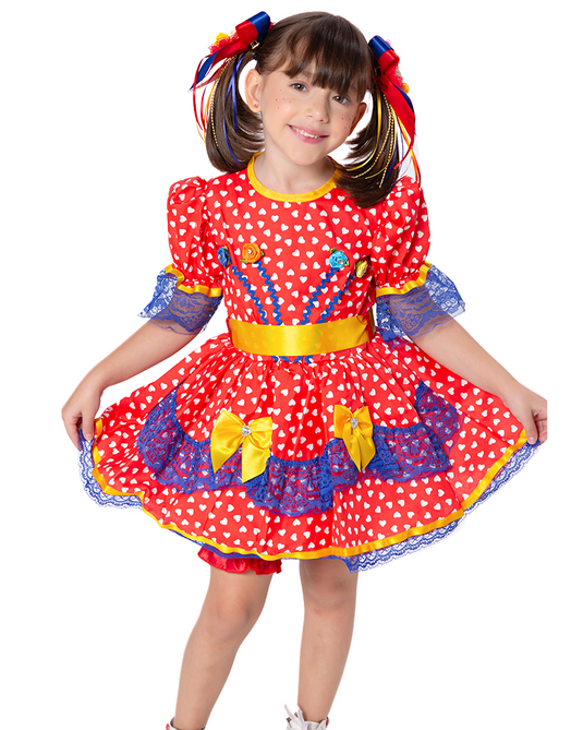VESTIDO JUNINO CAJUZINHO - J1559
