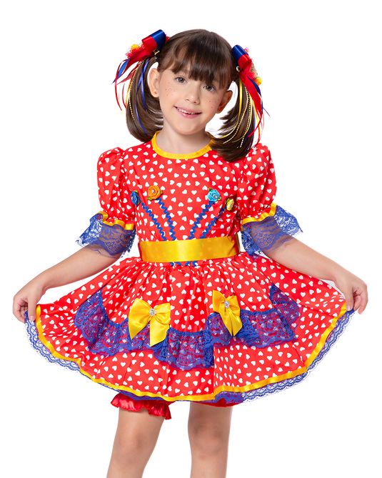VESTIDO JUNINO CAJUZINHO - J1559