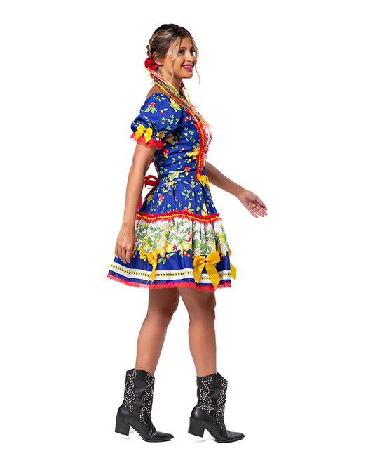 VESTIDO JUNINO CALIBRA ADULTO - J98069