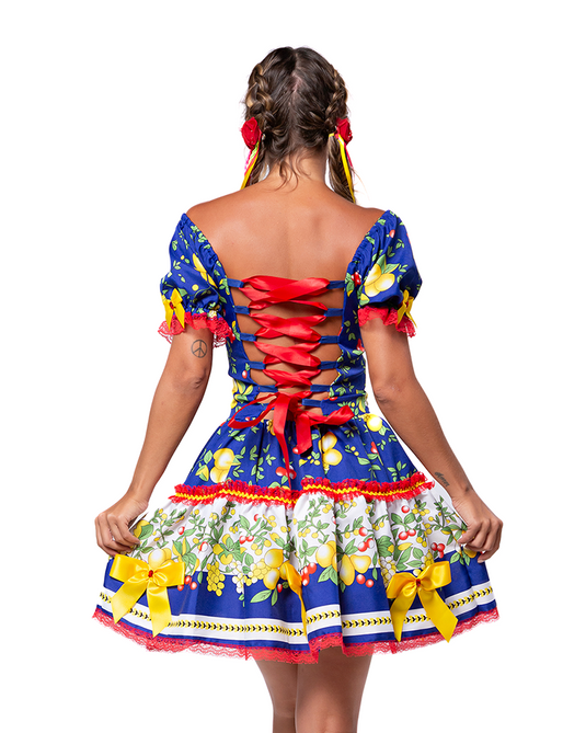 VESTIDO JUNINO CALIBRA ADULTO - J98069