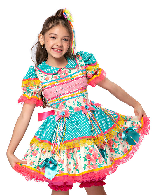 VESTIDO JUNINO CHICLETINHO – J2705
