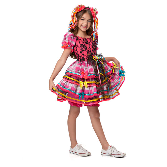 VESTIDO JUNINO CROISSANT - J2707