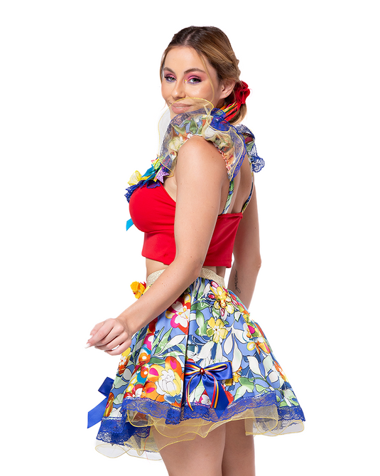 CONJUNTO CROPPED JUNINO FIGUS ADULTO - J98061