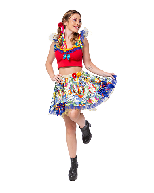 CONJUNTO CROPPED JUNINO FIGUS ADULTO - J98061