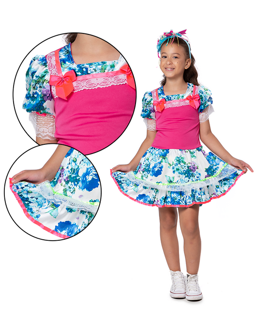 VESTIDO JUNINO MARIA ALINE - J1769