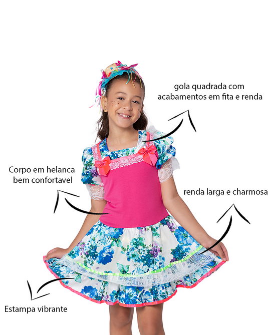 VESTIDO JUNINO MARIA ALINE - J1769