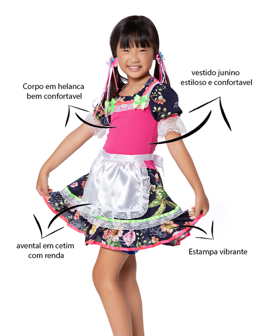 VESTIDO JUNINO MARIA ANITA - J1777