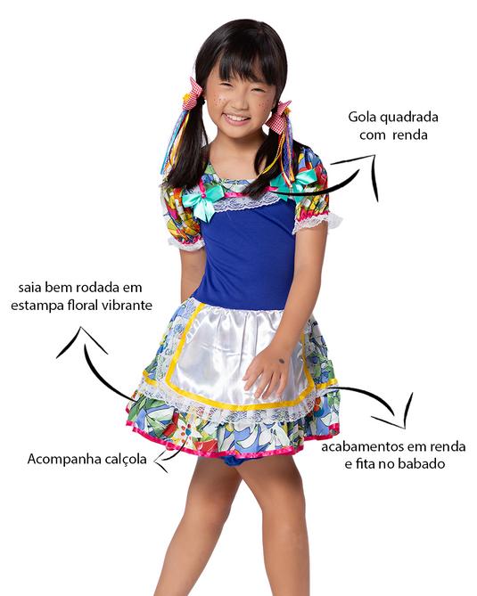 VESTIDO JUNINO MARIA ANITA - J1777