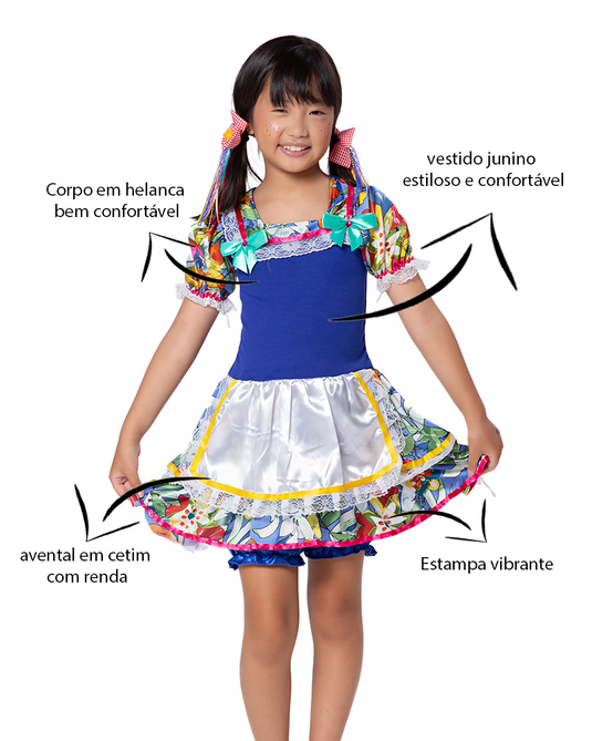 VESTIDO JUNINO MARIA ANITA - J1777