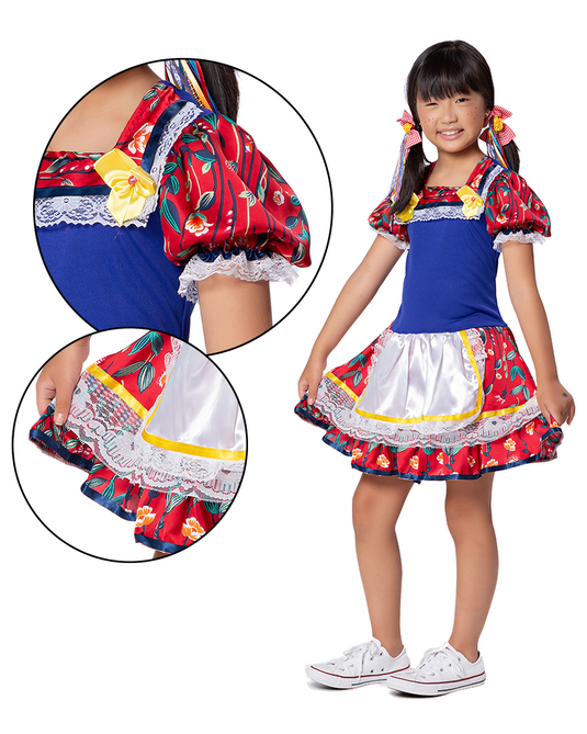 VESTIDO JUNINO MARIA ANITA - J1777