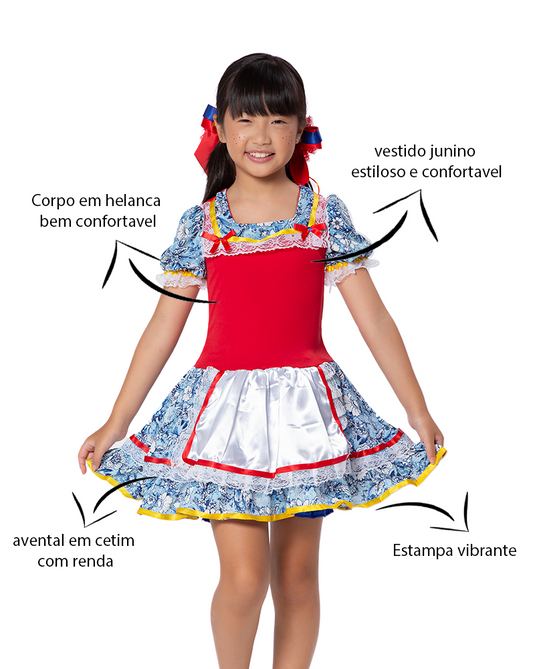 VESTIDO JUNINO MARIA ANITA - J1777