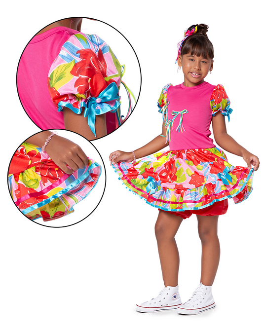 VESTIDO JUNINO MARIA LUZIA - J1792