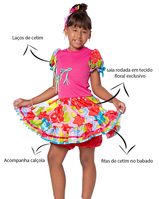 VESTIDO JUNINO MARIA LUZIA - J1792