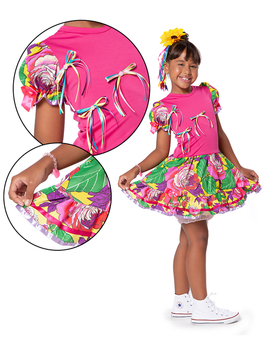 VESTIDO JUNINO MARIA LUZIA - J1792
