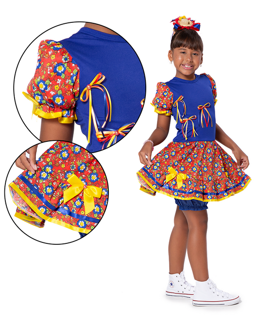 VESTIDO JUNINO MARIA LUZIA - J1792