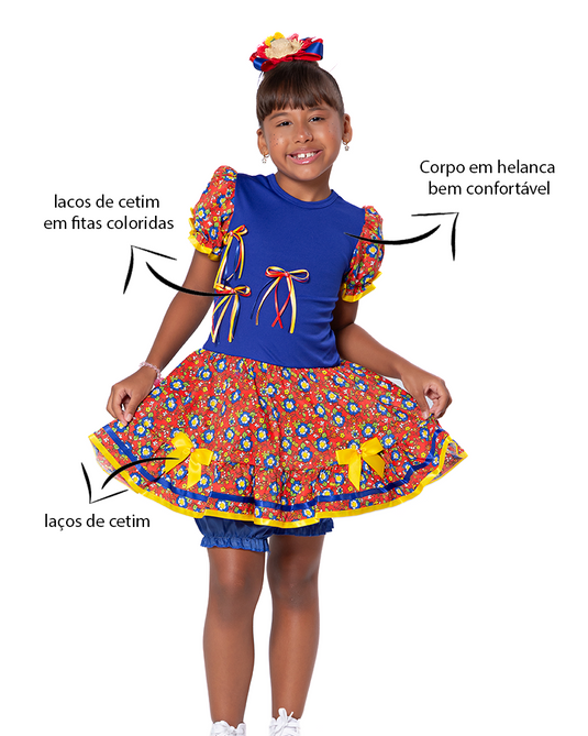 VESTIDO JUNINO MARIA LUZIA - J1792