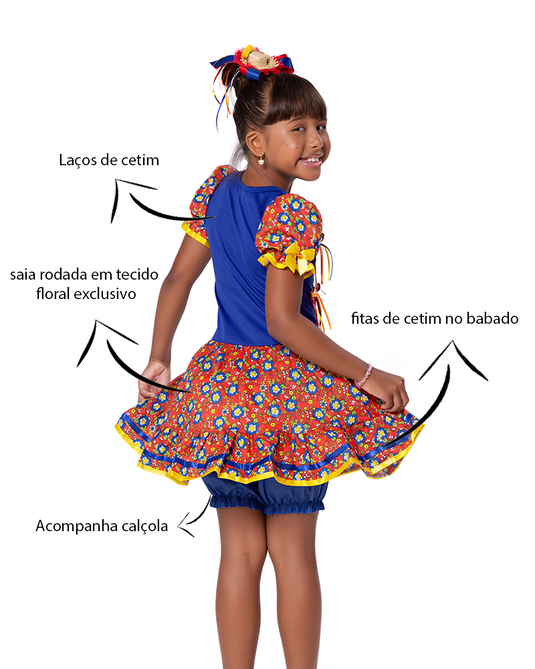 VESTIDO JUNINO MARIA LUZIA - J1792