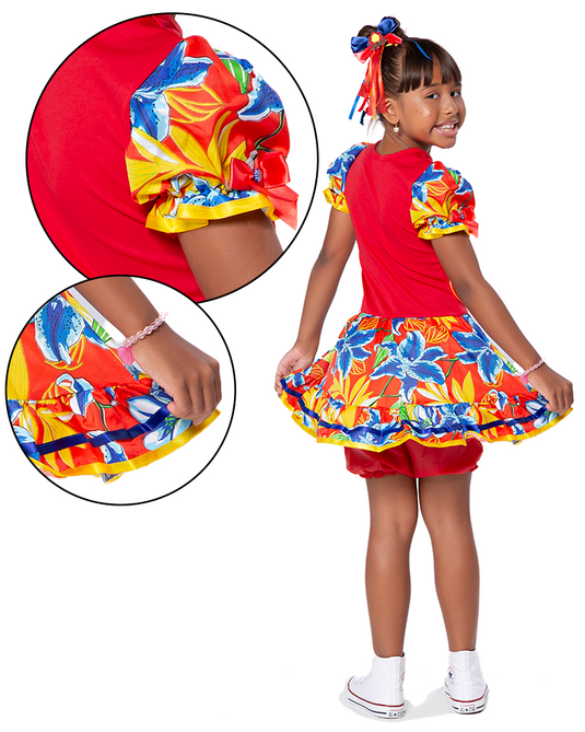 VESTIDO JUNINO MARIA LUZIA - J1792