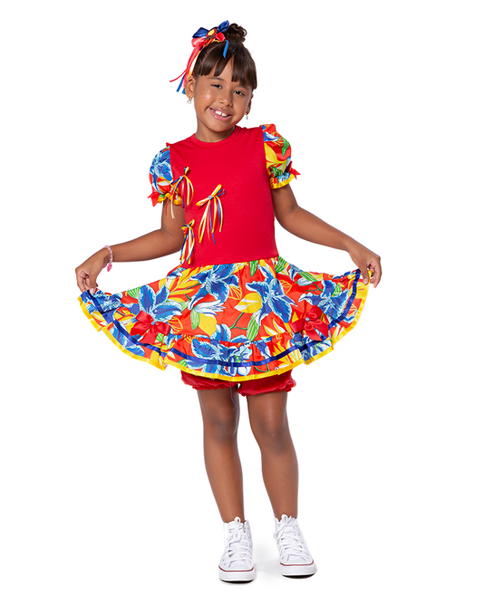 VESTIDO JUNINO MARIA LUZIA - J1792