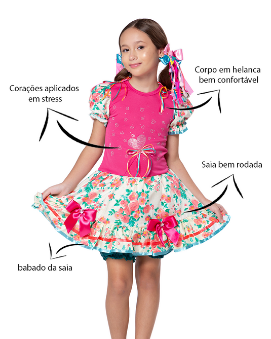 VESTIDO JUNINO NAOMI - J1790
