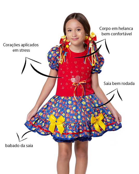 VESTIDO JUNINO NAOMI - J1790