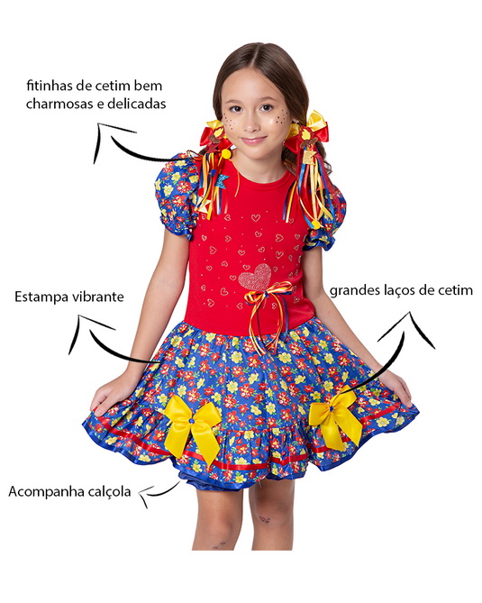 VESTIDO JUNINO NAOMI - J1790