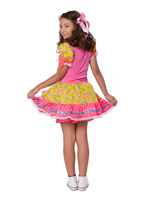 VESTIDO JUNINO NATACHA INFANTIL - J1766
