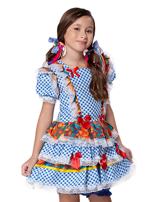 VESTIDO JUNINO SABRINA INFANTIL - J1770