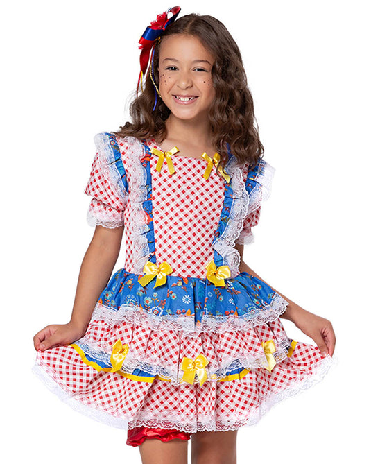 VESTIDO JUNINO SABRINA INFANTIL - J1770