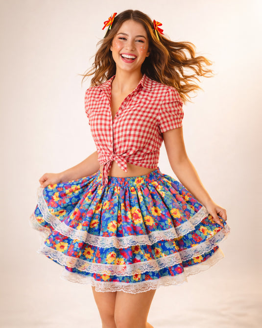 SAIA JUNINA VANUSA 3 BABADOS ADULTO – J9364