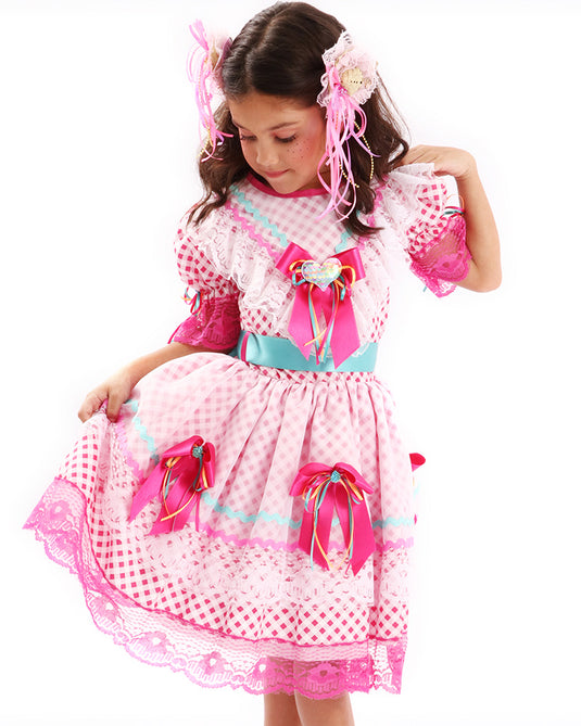VESTIDO JUNINO BANANINHA BEBÊ - J51548