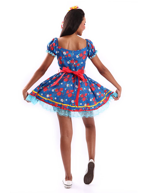 VESTIDOS JUNINO AMARILIS ADULTO - J97011