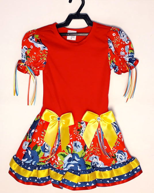 VESTIDO JUNINO MARIA ANALU INFANTIL - J1775