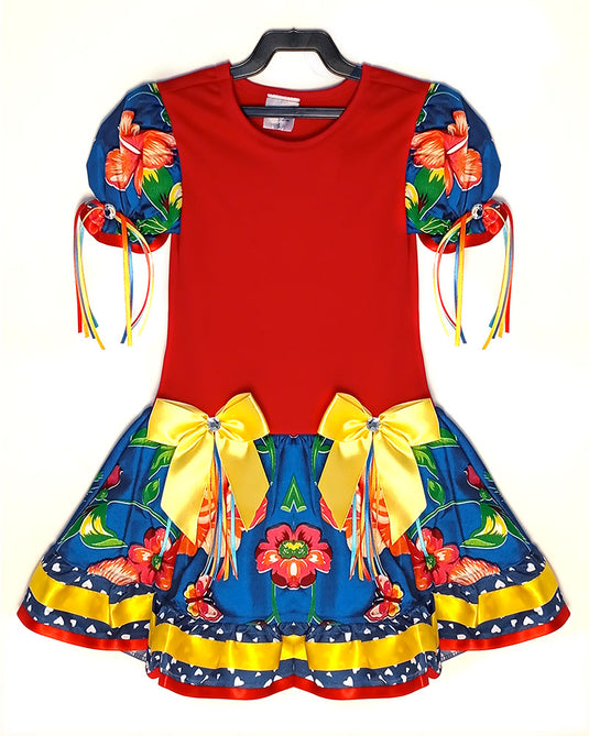VESTIDO JUNINO MARIA ANALU INFANTIL - J1775