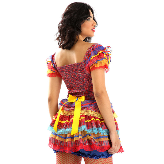 VESTIDO JUNINO VERATTY- ADULTO